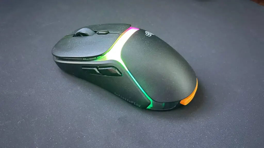 The Glorious Model O3 Wireless gaming mouse with hot swappable battery