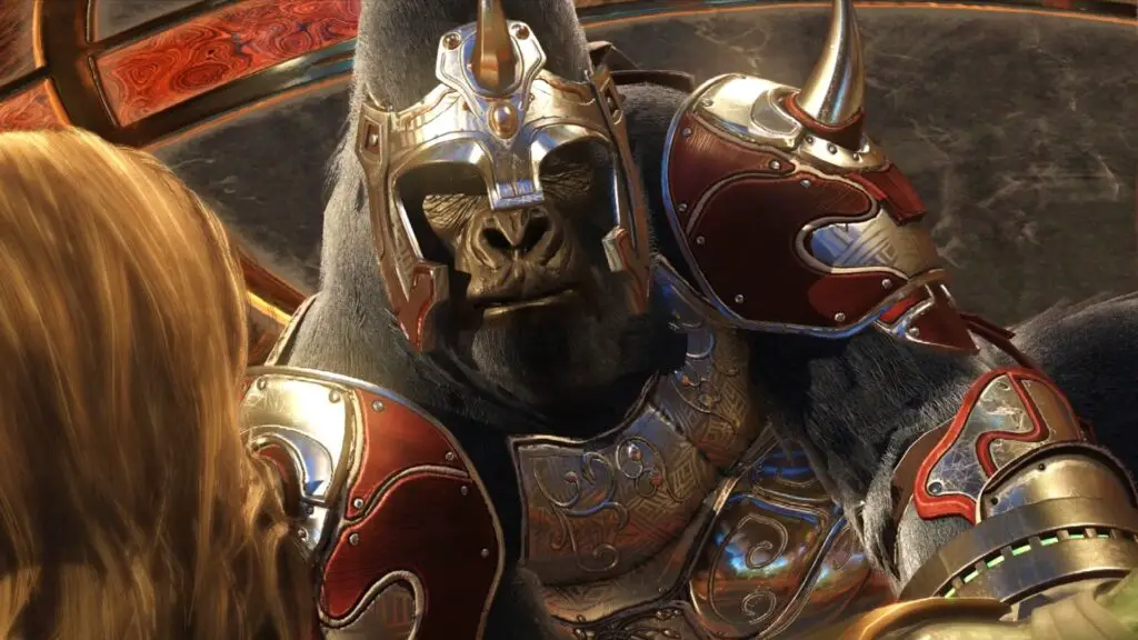 Gorilla Grodd, fully armored