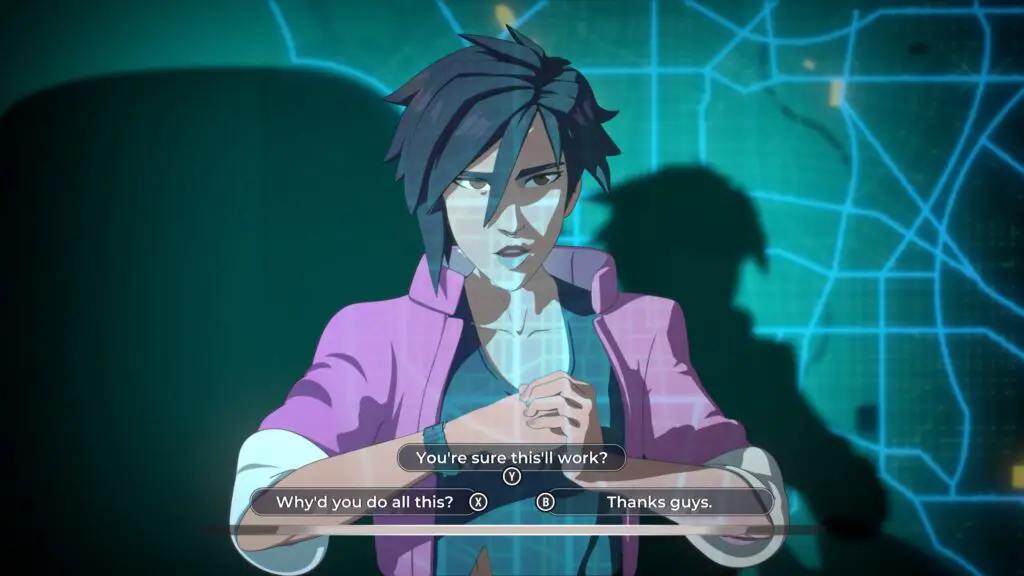 Dialogue choices with Invisigal