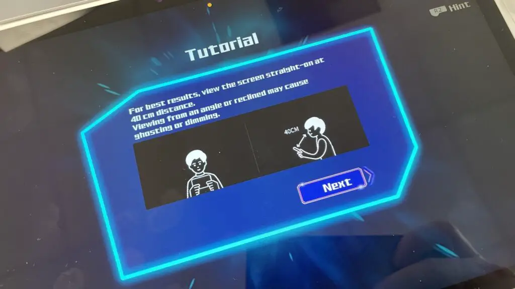 Abxylute 3D One with its large screen and controllers