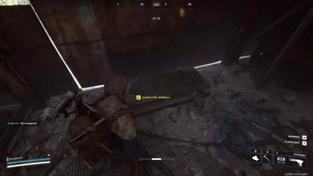 Arc Raiders Celeste's Journals - Bed