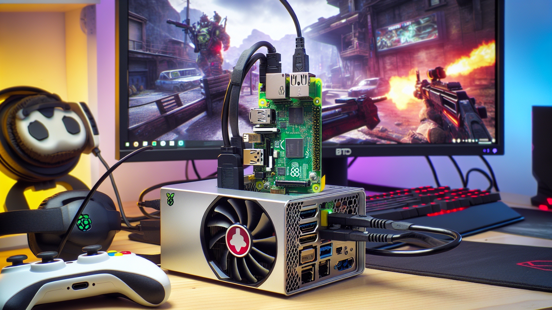 Raspberry Pi 500+ Transformed into Gaming Machine with External RX 7900 XT