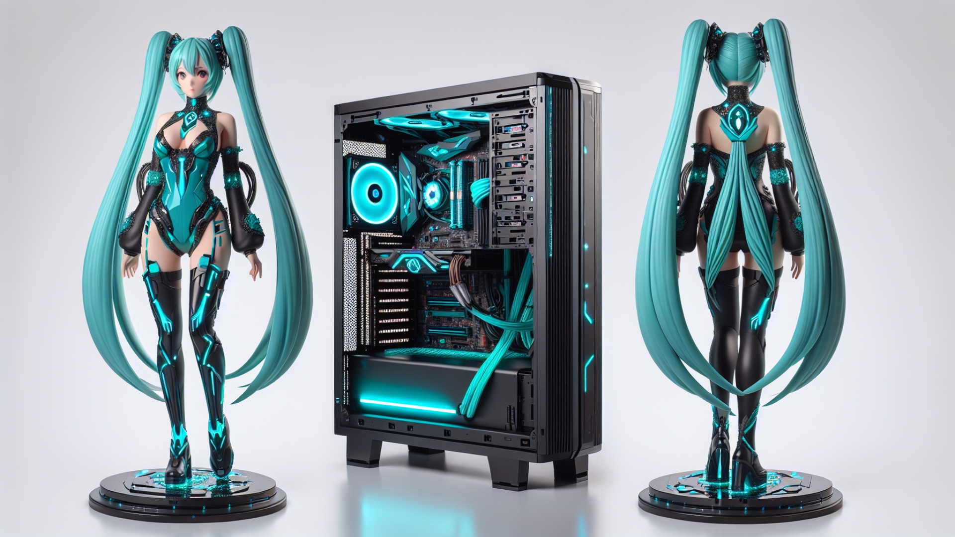 Behold the 2-Meter Tall Hatsune Miku: A Jaw-Dropping, Fully Functional Gaming PC