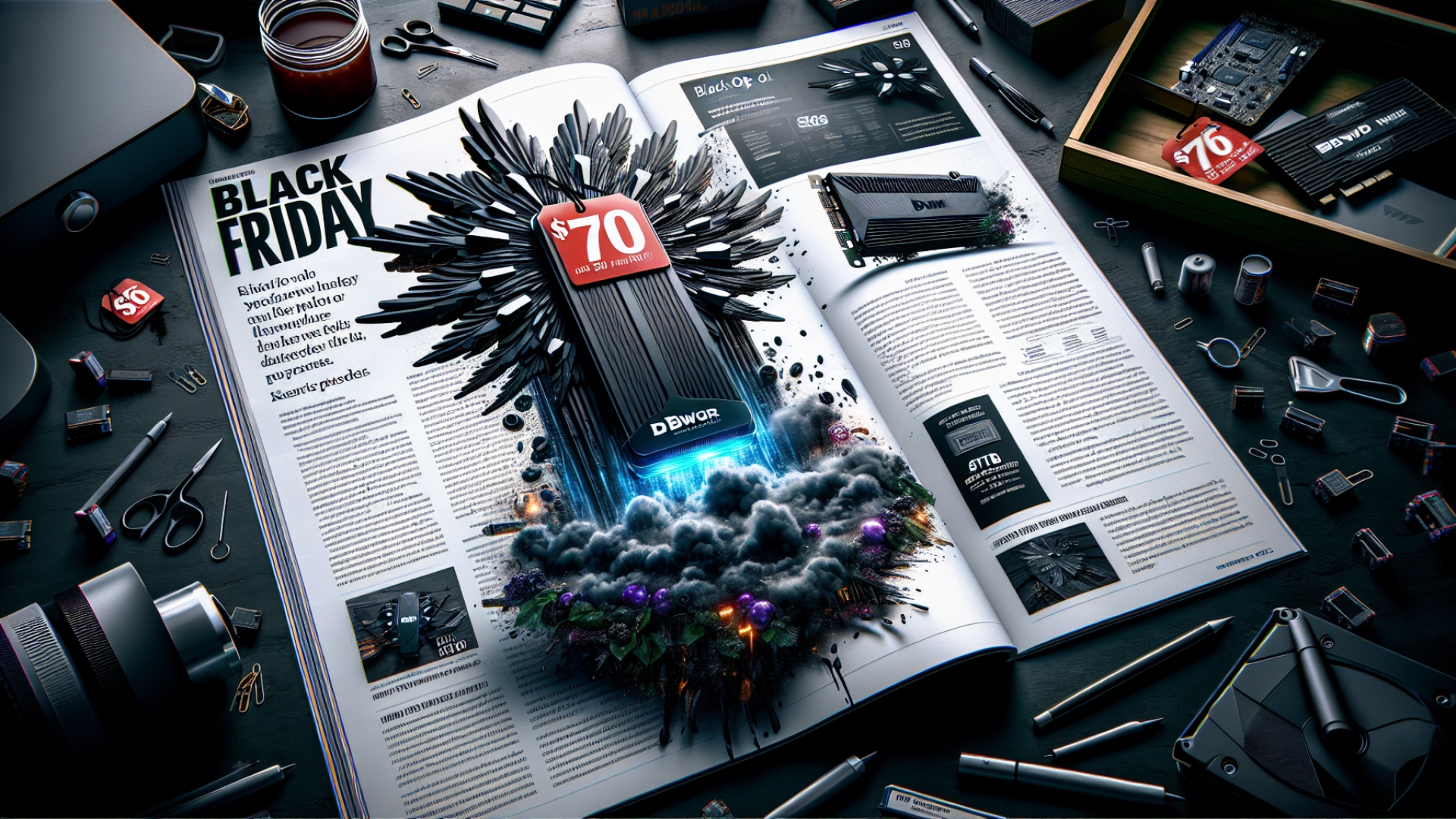 Black Friday Bargain: Biwin Black Opal NV7400 1TB PCIe 4.0 SSD Slashes Price to $70