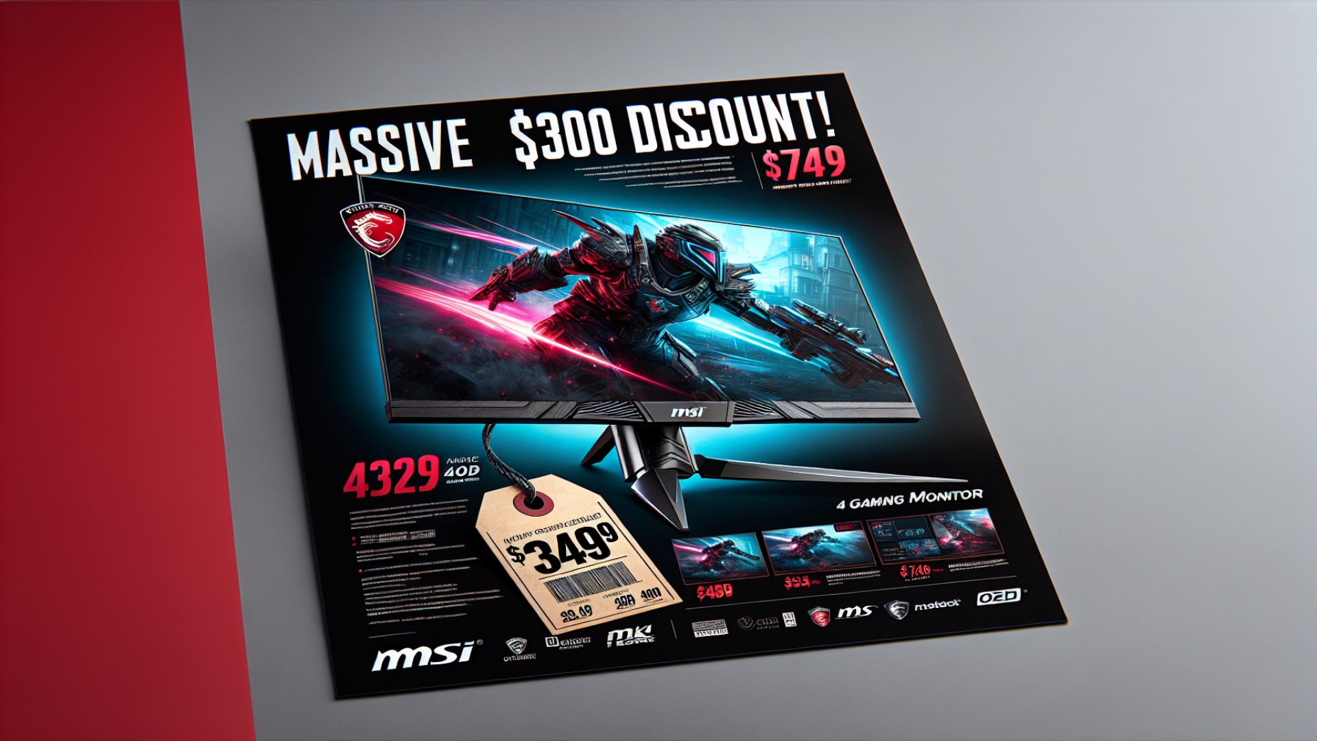 Massive $300 Discount on MSI’s Top 4K OLED Gaming Monitor, Now Just $749