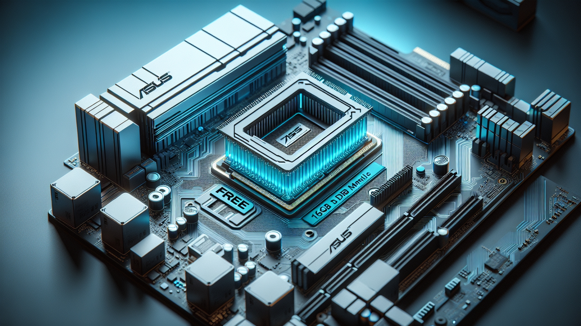 Score Free 16GB DDR5 RAM with Asus B850 AM5 Motherboard Deals at Newegg