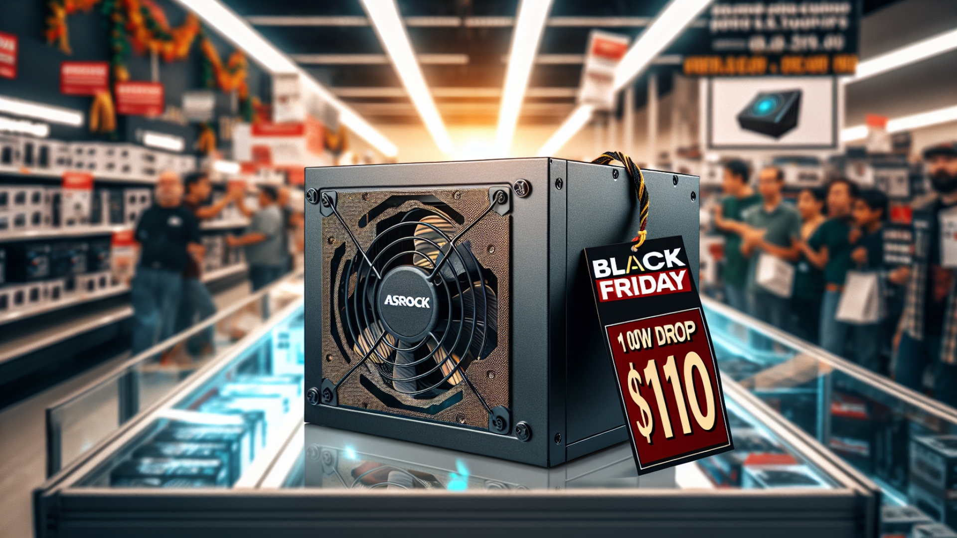 Black Friday Steal: ASRock’s Versatile 1000W PSU Drops to Just $110