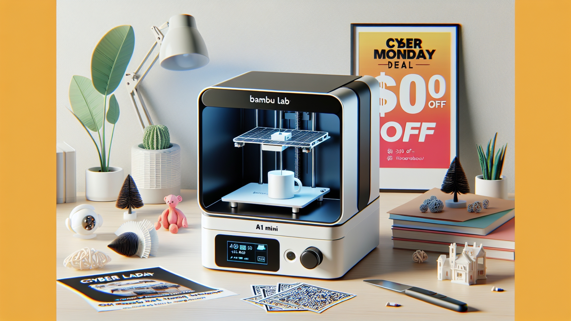 Cyber Monday Steal: The User-Friendly Bambu Lab A1 Mini 3D Printer is Now $50 Off