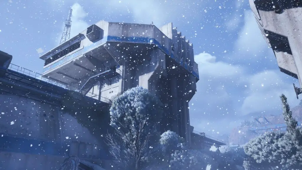 Arc Raiders Cold Snap release times - Snowy Spaceport Trench Tower
