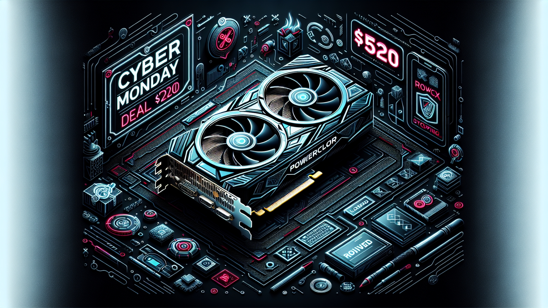 PowerColor RX 9070 Drops to $520: A Top Cyber Monday Graphics Card Deal