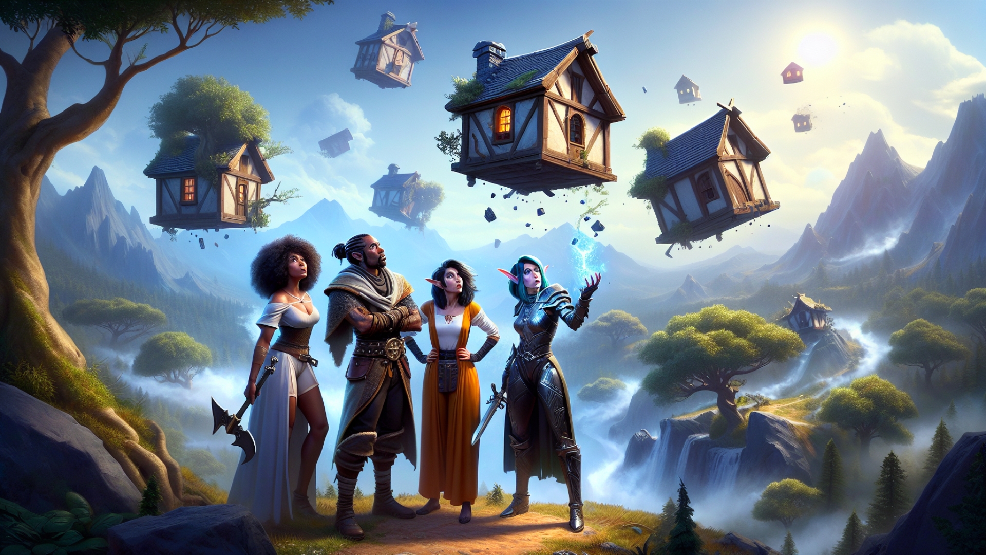 World of Warcraft Players Turn Housing Glitch into Official Feature, Lifting Homes Skyward