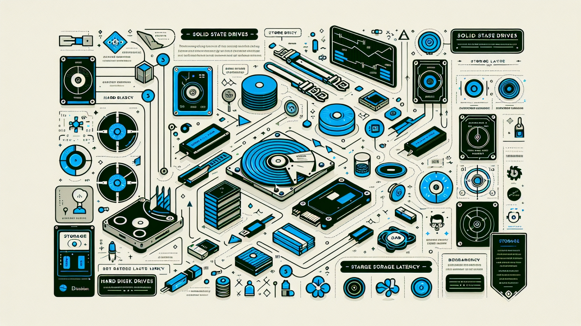 This Engaging Visual Guide Explains SSDs, HDDs, and Storage Latency