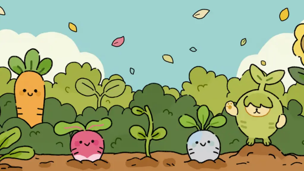 A vibrant screenshot from Chosen Garden showcasing gameplay elements.