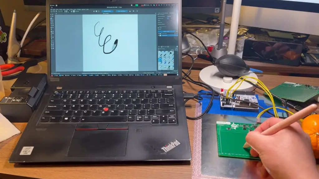 A screenshot from Yukidama's 'Build your own EMR Tablet from scratch' YouTube video