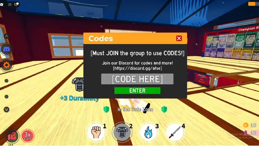 Anime Fighting Simulator Endless codes redemption