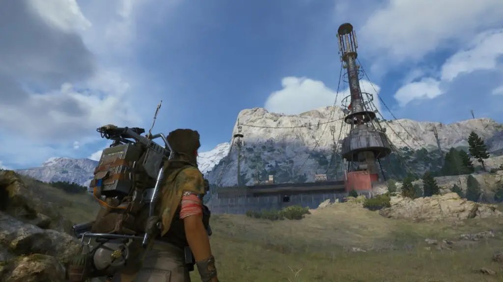 Scenic view of the Pilgrim's Peak area in Arc Raiders.