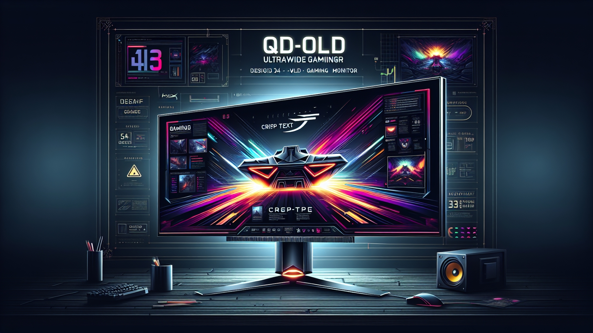 HyperX Unveils 34-inch QD-OLED Ultrawide Gaming Monitor with V-Stripe Tech for Crisp Text