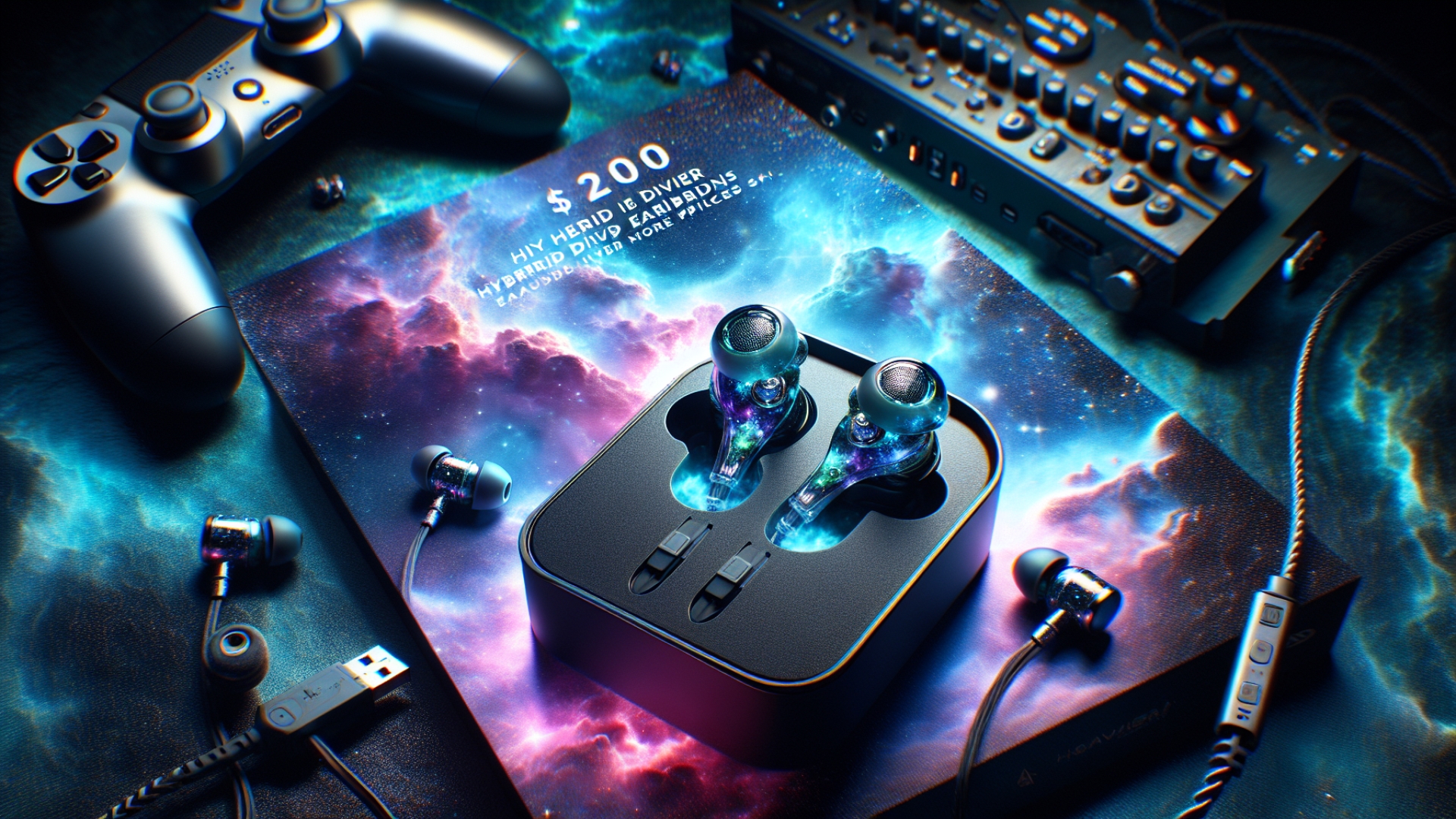 Soundpeats Aura Nebula: $200 Hybrid Driver Earbuds Aim for Audiophile Gaming