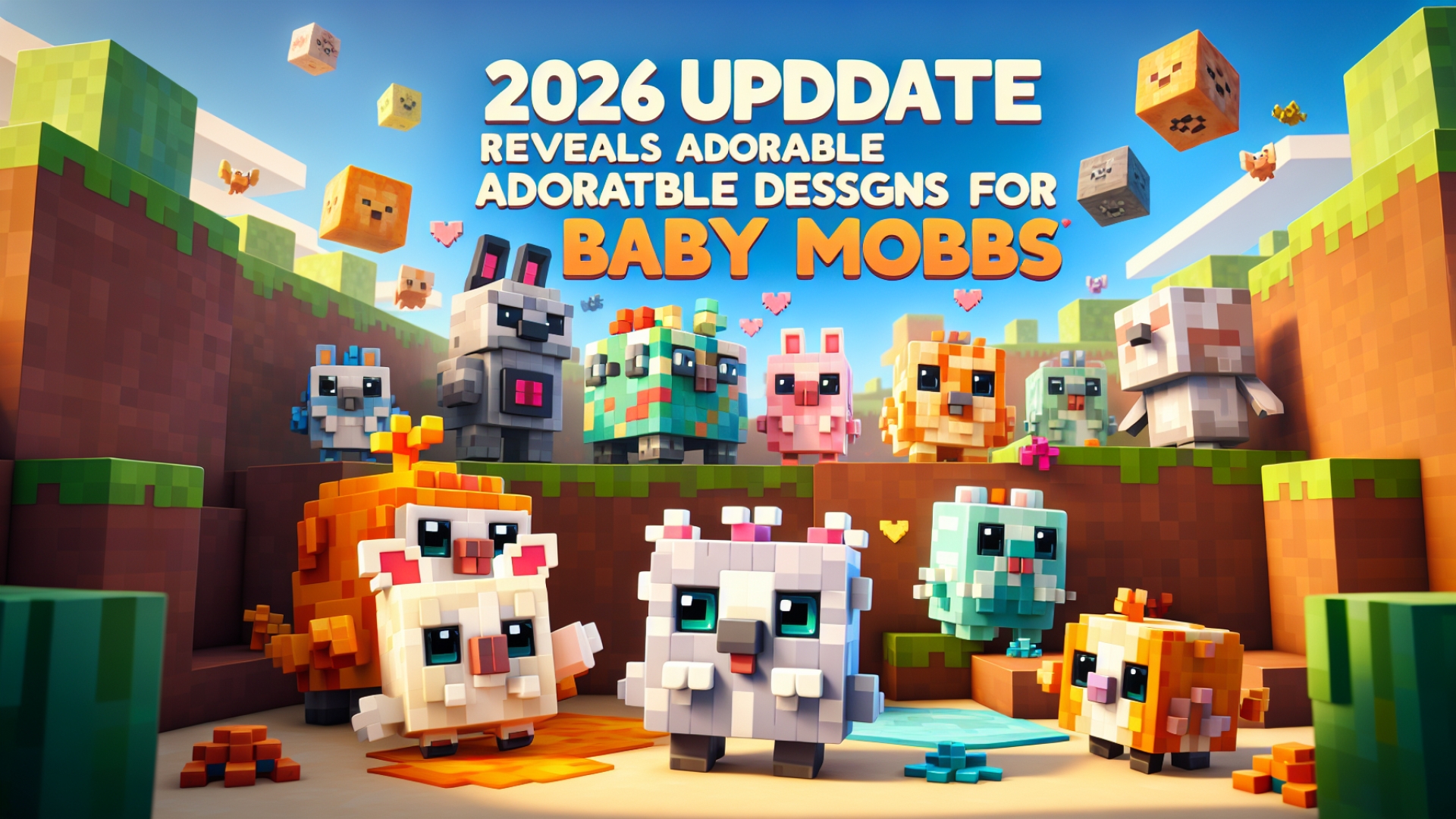 Minecraft’s 2026 Update Reveals Adorable Redesigns for Baby Mobs