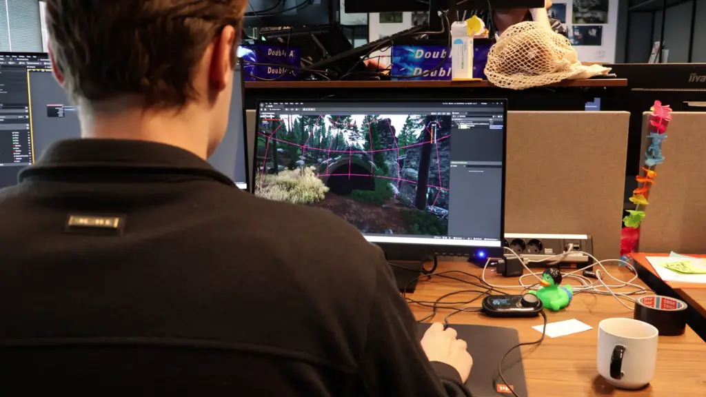 The Black Hole mod in action, devouring game assets.
