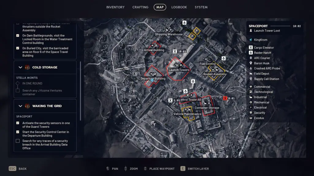 Arc Raiders Waking the Grid - Security Control Center location guide