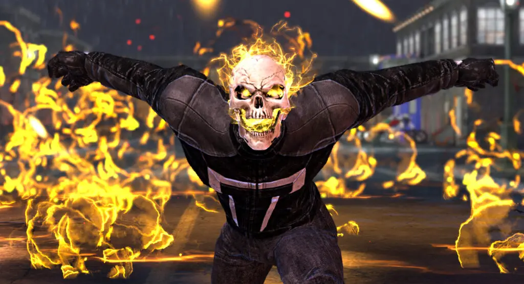 Marvel Heroes action RPG gameplay featuring iconic superheroes