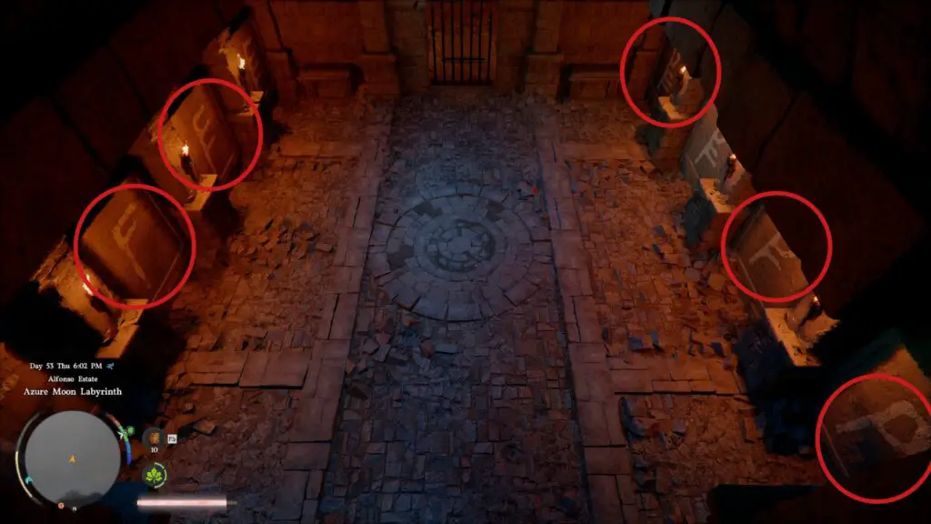 Crimson Desert Azure Moon Labyrinth correct symbol sequence