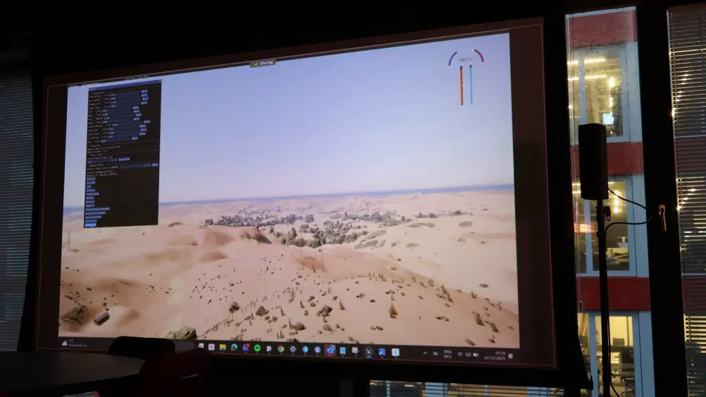 Prologue's map converted to a desert environment using Unreal Engine 5 assets.