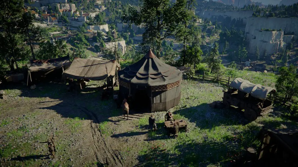 Crimson Desert Howling Hill expansion - Tent