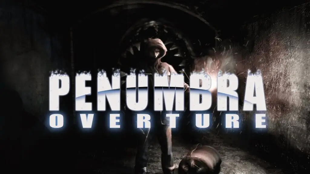 Penumbra Overture gameplay showing dark corridor