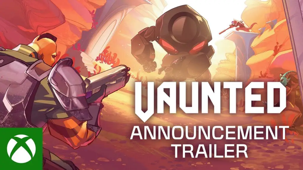 Vaunted Announcement Trailer showing sci-fi tactical combat