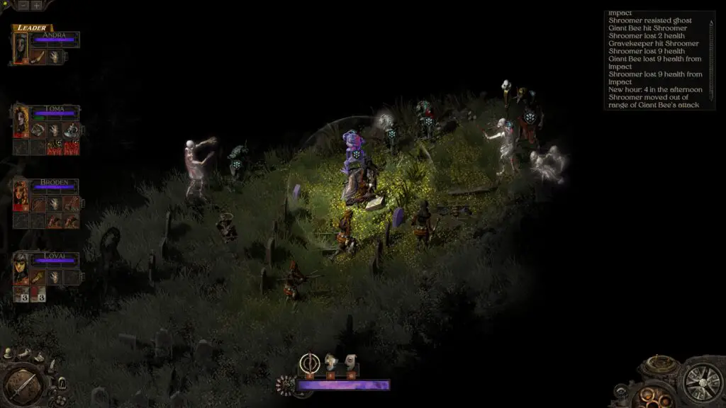 Physics-based combat in action