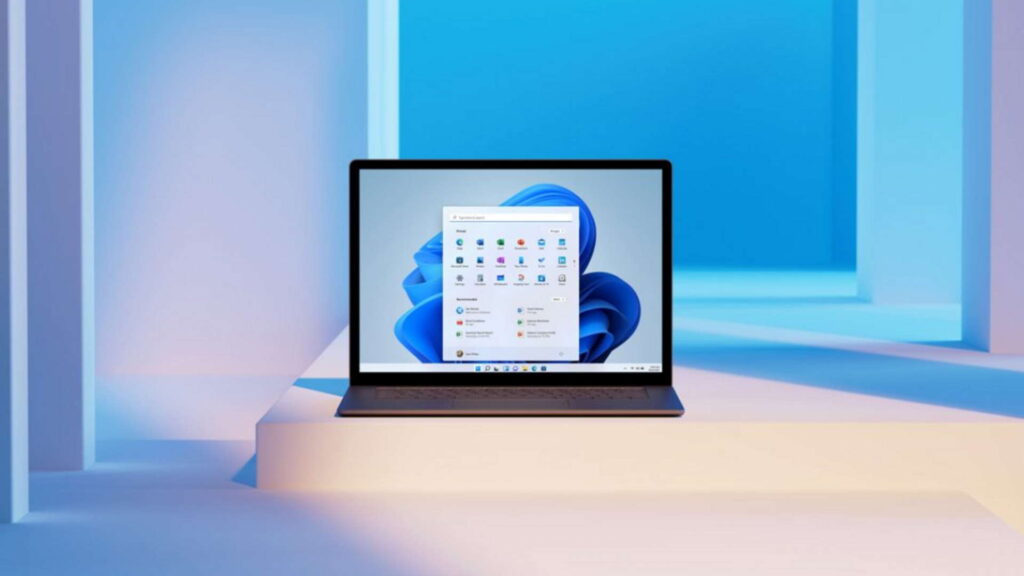 Windows 11 laptop displaying high-performance interface