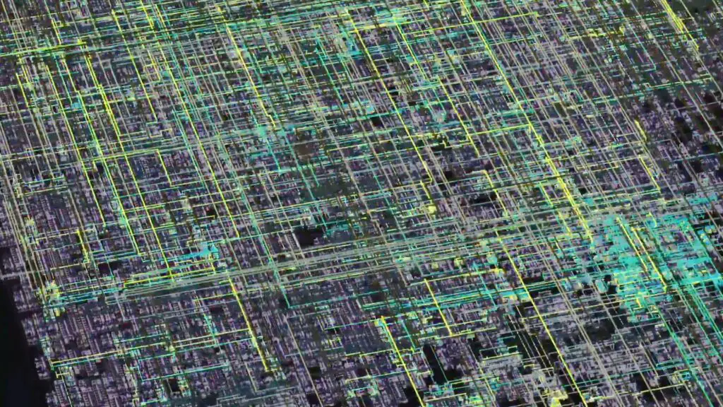 A microscopic simulation of Atari 2600 data movement by Alex Mordvintsev