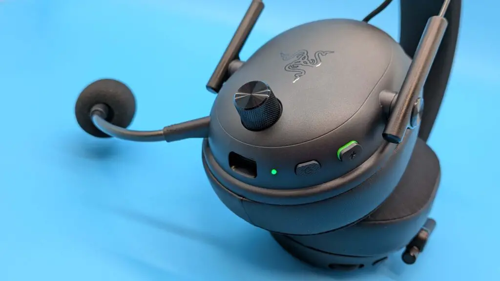 Razer BlackShark V3 wireless gaming headset profile view