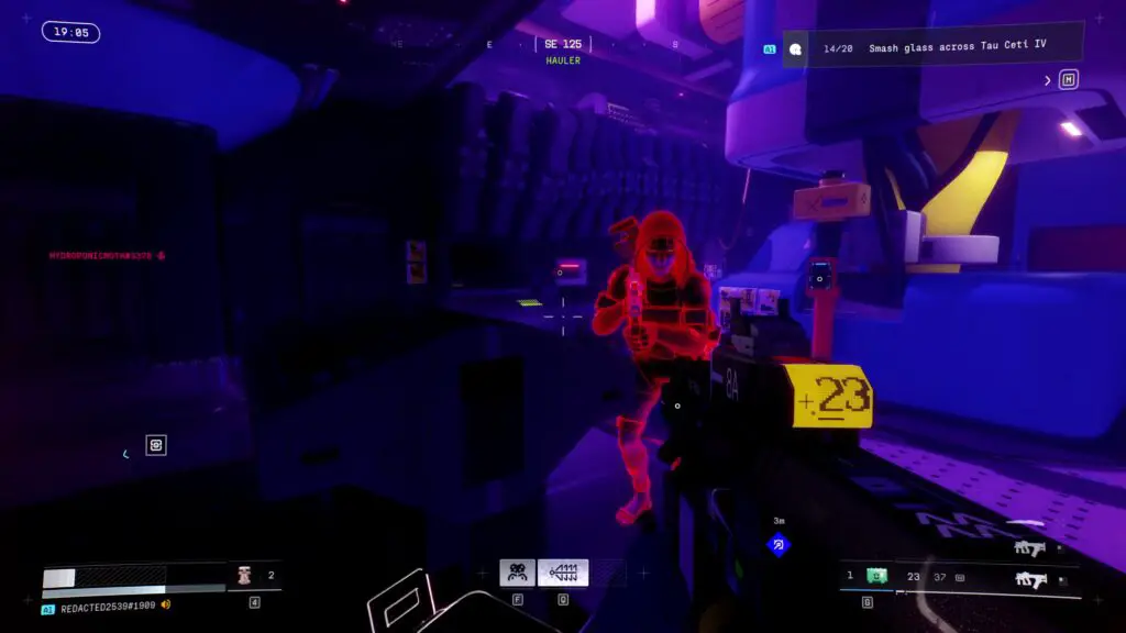 Concept art of Marathon Runner shells equipped with futuristic weaponry.