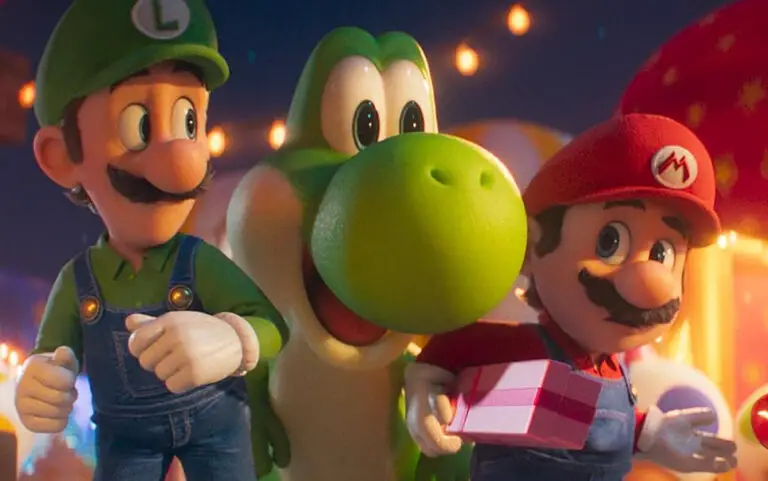 Luigi and Yoshi and Mario
