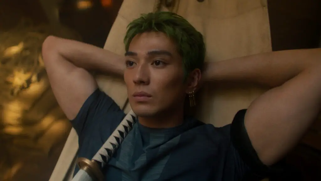 Mackenyu Arata as Roronoa Zoro in season 1 of One Piece.