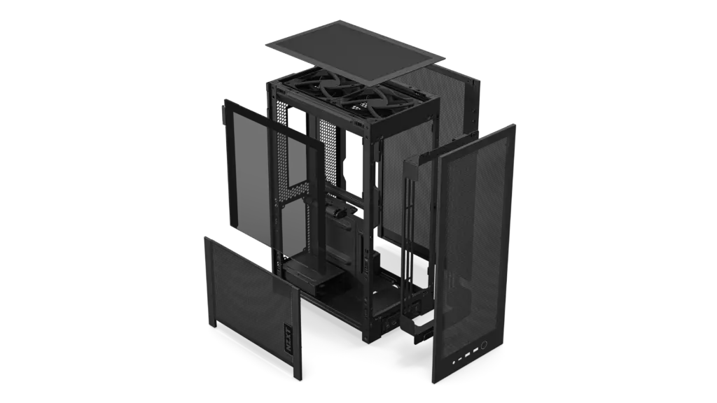 NZXT H2 Flow exploded out