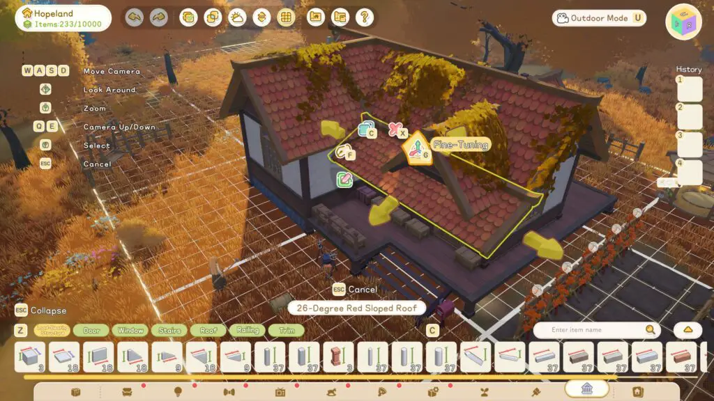 Starsand Island build mode tools