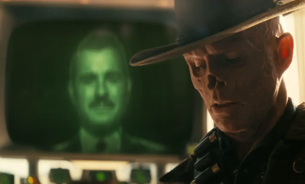 The Ghoul confronting Mr. House