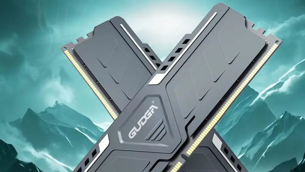 A promotional image for Gudga DDR5 memory