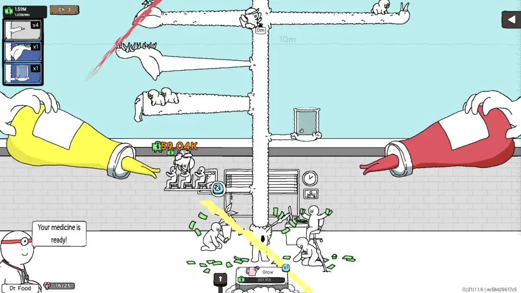 A surreal depiction of geese in Tingus Goose