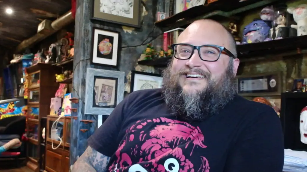 Edmund McMillen, creator of Mewgenics and The Binding of Isaac.