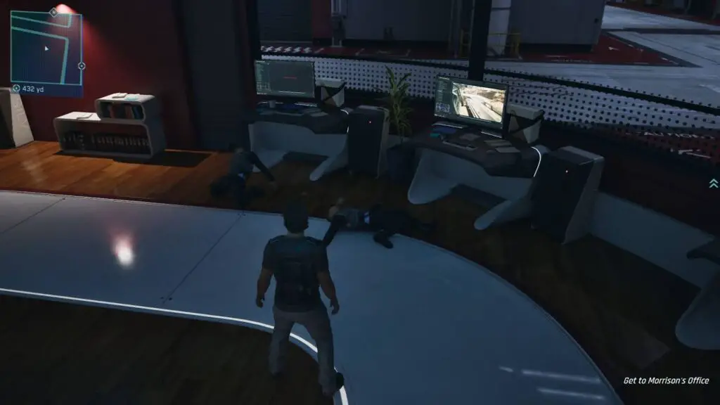 Jacob's coworkers ignore a crime scene