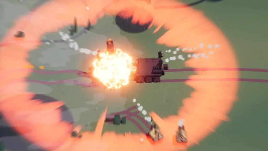 A large explosion in Wanderburg.