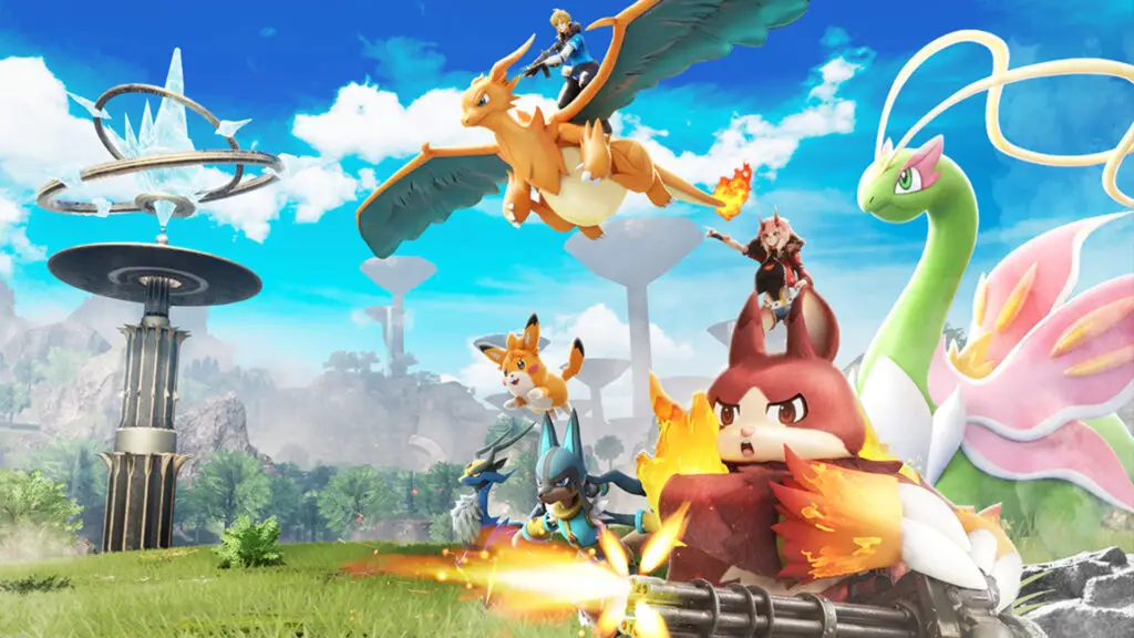 A collection of character designs in Pickmos that resemble various popular gaming franchises.