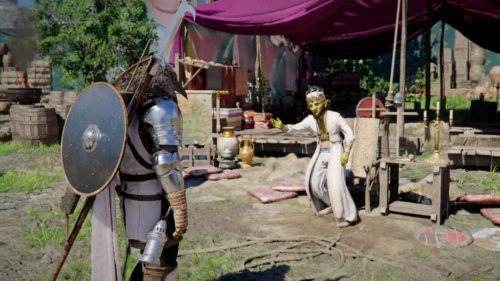 Crimson Desert Close Threat - Kliff and Shakatu reviewing evidence