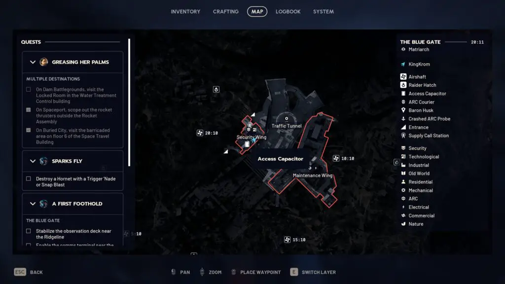 Arc Raiders A Dead End - Access Capacitor Location