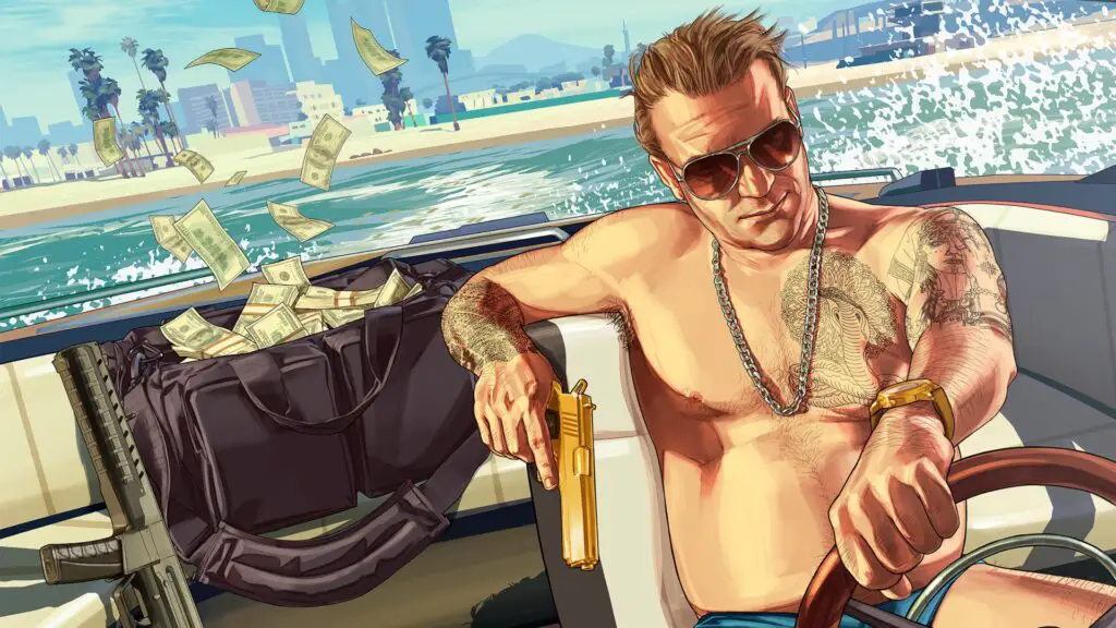 A player executing a high-stakes getaway in GTA Online